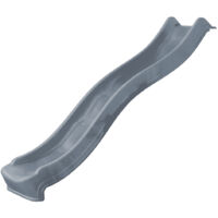 Wickey – Toboggan Flow 220 cm avec raccord d'eau – Plastique HDPE résistant aux intempéries – Zones antidérapantes pour sécurité