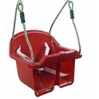 Balançoire bébé Wickey Balançoire bébé en plastique : Amusement sûr pour les plus petits à l'extérieur, Ceintures de sécurité, Extrêmement résistant aux intempéries