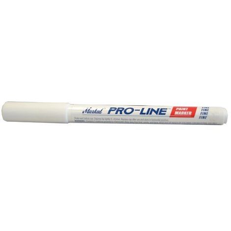 Marqueur surfaces grasses peinture indélébile PRO-LINE® HP Blanc