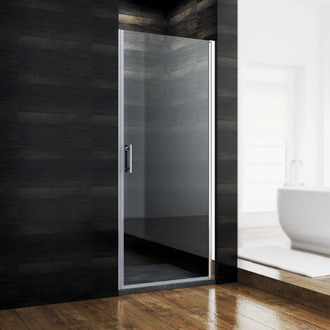 SONNI Duschtür Nischendrehtür Nano Beschichtung Nischentür Schwingtür ESG Glas Dusche Glastür Dusche Pendeltür dusche Duschtrennwand 86 x 195 cm
