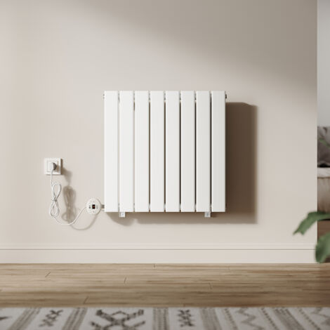 SONNI Design Heizkorper Paneelheizkörper Vertikal Einlagig Weiß Flachheizkörper mit Intelligenter Temperaturregelung 600x600mm, 600 Watt