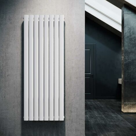 SONNI Design Flach Heizkörper 1600 x 616 mm Weiß Badheizkörper Einlagig Heizkoerper Vertikal Paneelheizkörper