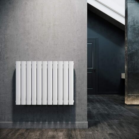 Badheizkörper Design Heizkörper 630x847mm Einlagig Badezimmer/Wohnraum Seitenanschluss Weiß Flachheizkörper Badheizkörper Radiator
