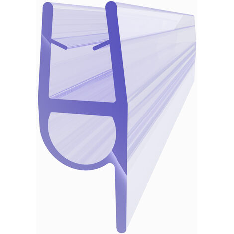 Duschdichtung 80cm Ersatzdichtung 6mm für Duschtür Wasserabweiser Duschprofil Glas (1/5)