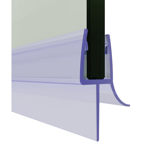 Duschdichtung Ersatzdichtung 8mm Glas für Duschtür Wasserabweiser Duschprofil 120cm