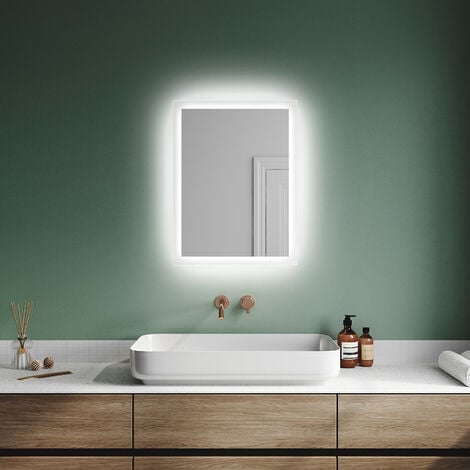 SONNI Badezimmer LED Spiegel Badspiegel Anti-Beschlag mit Beleuchtung