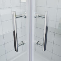 Duschkabine,Eckeinstieg,Duschabtrennung,RAUMSPAREND180°Falttür 80x80x195 "H" Duschkabine,Eckeinstieg,Duschabtrennung,RAUMSPAREND180°Falttür 80x80x195 "H"