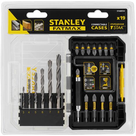 Stanley fatmax deals screwdriver bit set