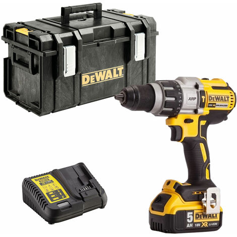 Dewalt DCD996N 18V Brushless Combi Hammer Drill with 1 x 5.0Ah Battery & Charger in Case