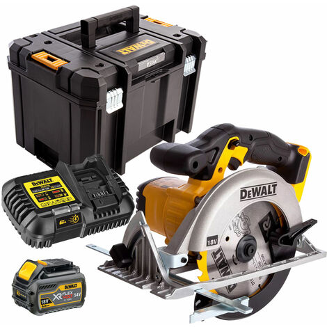 Dewalt DCS391T1 18V 165mm Circular Saw with 1 x 6.0Ah Battery & Charger in TSTAK