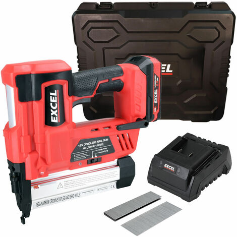 Excel 18V Cordless 2nd Fix Nailer 1 x 2 