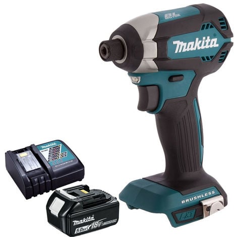 Makita DTD153Z 18V Brushless Impact Driver with 1 x 5.0Ah Battery & Charger:18V