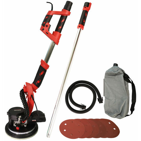 Excel 225mm Electric Drywall Sander 800w With Led Light Telescopic Handle - Dust Free Drywall Sander Harbor Freight Excel 225mm Electric Drywall Sander 800w With Led Light Telescopic Handle - Dust Free Drywall Sander Harbor Freight