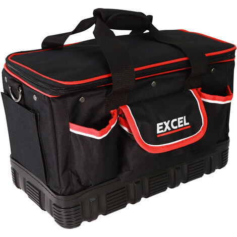 Heavy Duty 24" 60Cm Multi Purpose Tool Bag Diy Storage Carry Case Shoulder Strap 