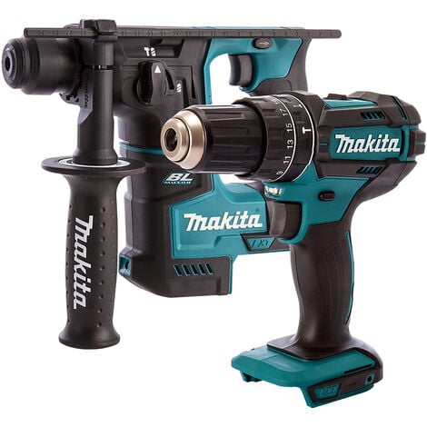 Makita sds and combi drill set hot sale