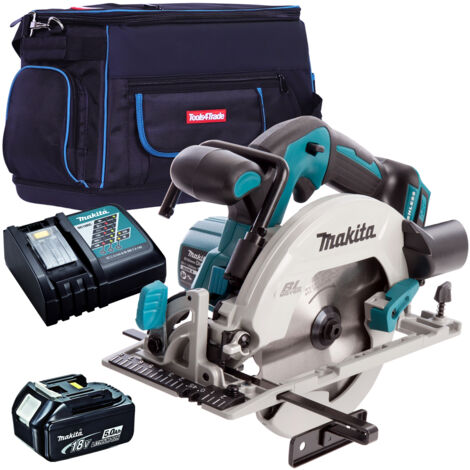 Makita DHS680Z 18V Brushless 165mm Circular Saw with 1 x 5.0Ah