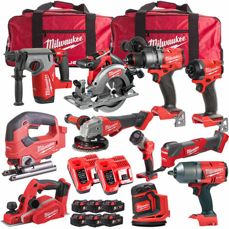 10 piece milwaukee discount kit