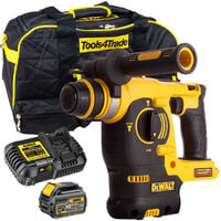 Dewalt DCH253T1 18V SDS+ Rotary Hammer Drill with 1 x 6.0Ah Battery Charger & TSTAK:18V