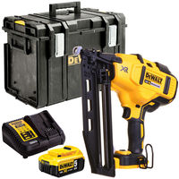 DeWalt DCN660N 18V Brushless Second Fix Nailer with 1 x 5.0Ah Battery Charger & Case