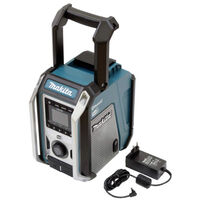 Makita DMR115 12V-18V CXT/LXT AC DAB Plus Bluetooth Jobsite Radio with 1 x 5.0Ah Battery Charger
