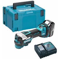 Makita DTM52Z 18V Brushless Multi Tool with 1 x 5.0Ah Battery Charger & Type 3 Case