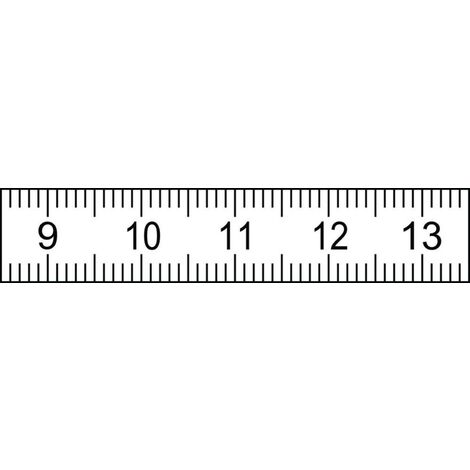 Bmi - Mètre a ruban de poche, Argent/blanc, 2 m x 13 mm - Mètres