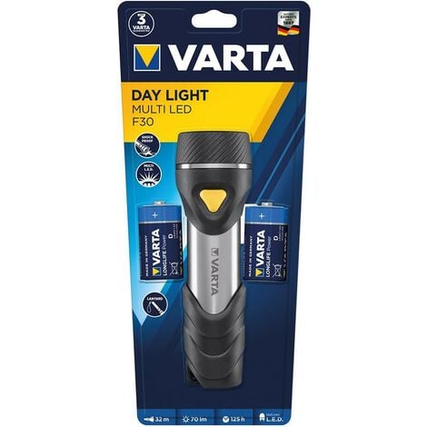 Lampe de poche Day Light Multi LED F30 avec Batterien VARTA