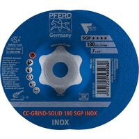 Meule CC-Grind Solid SGP INOX 180mm PFERD 1 PCS