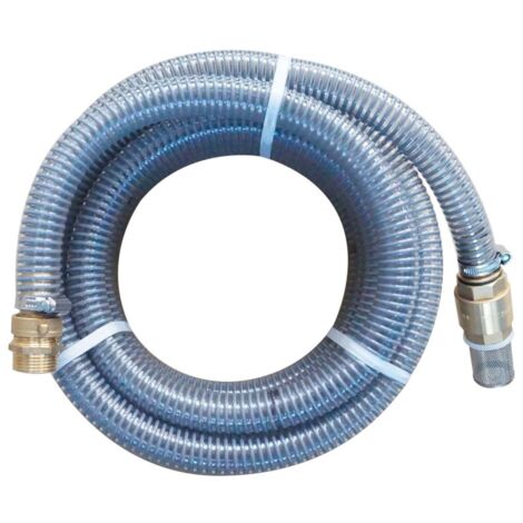 Kit d'aspiration 10m diamètre 25mm – Tuyau PVC avec crépine inox – Clapet anti-retour laiton – Pour pompes de surface – LBP