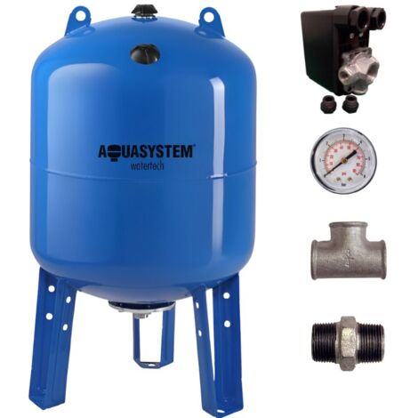 Kit réservoir vessie AQUASYSTEM vertical 200L - 1''1/4
