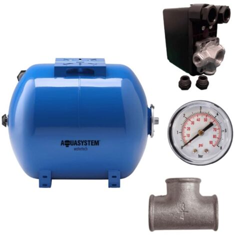 Kit réservoir vessie AQUASYSTEM horizontal 100L - 1'' (1/5)
