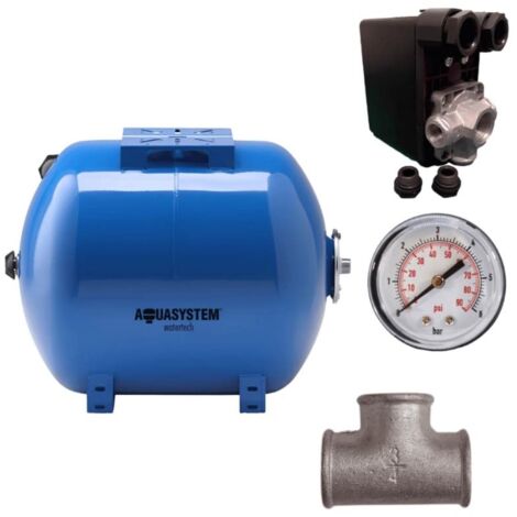 Kit réservoir vessie AQUASYSTEM horizontal 80L - 1'' (1/5)