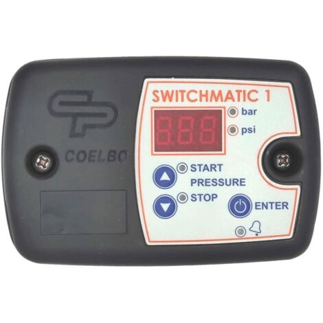 Pressostat électronique SWITCHMATIC1 avec protection manque d'eau - 0 à 8 bars - 16A (1/5)