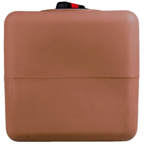 Cuve récupération eau de pluie 300L - Réservoir aérien cubique Terracotta - Polyéthylène - ELBI CB (1/4)