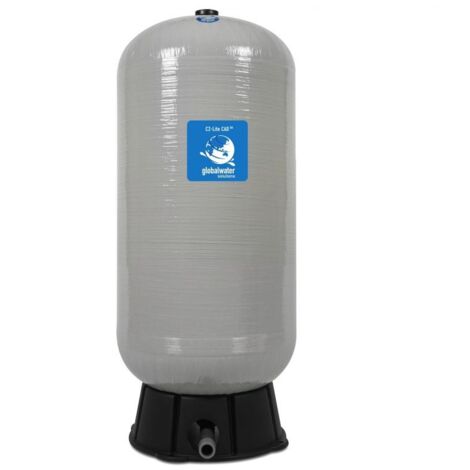 Réservoir à diaphragme vertical 100L – Cuve composite résistante à la corrosion – Format vertical pour gain de place – Sans maintenance – Global Water Solutions (1/5)