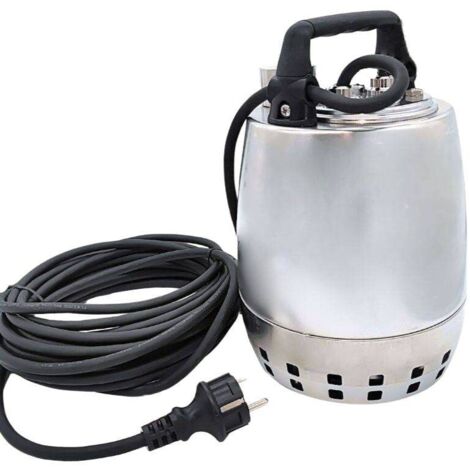 Pompe de relevage Calpeda tout inox GXR9 0,25 KW - Triphasé 380V - Jusqu'à 10.2 M3/H - Relevage d'eaux légèrement chargées - Immersion de 15mm mini à 5m max (1/4)