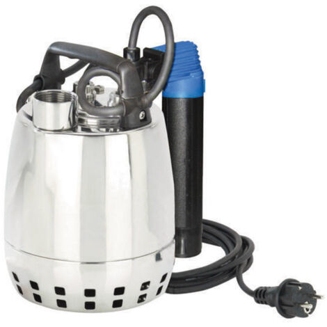 Calpeda – Pompe immergée GXRM13GF – Évacuation eau claire – Débit 13,2 m³/h – Hauteur refoulement 12,7m – Inox 304 – Câble 5m avec prise