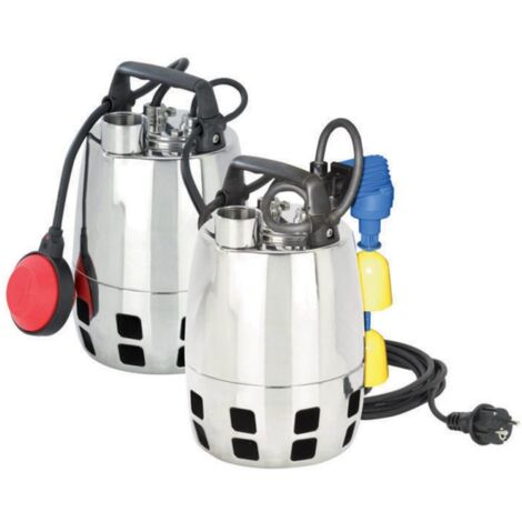 Calpeda – Pompe de relevage inox GXVM256 0,25 kW – Monophasé 220V – Débit jusqu'à 10,2 m³/h – Flotteur réglable et condensateur inclus