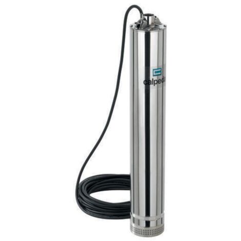 Calpeda – Pompe immergée 5' MPSM305 0,75 kW – Débit jusqu'à 4,5 m³/h – Monophasé 220V – Longueur câble 15m – IP68 pour immersion jusqu'à 20m