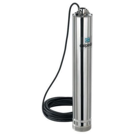 Calpeda – Pompe immergée 5' MPS303 0,45 kW – Débit jusqu'à 4,5 m³/h – Triphasé 380V – Inox 304 – Longueur câble 20 m – IP68 (1/4)