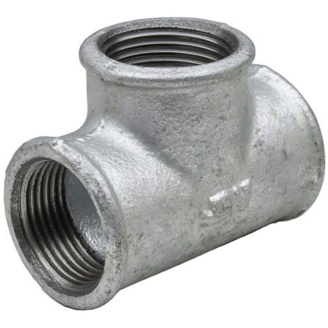 Té égal femelle galvanisé F-F-F 3/4" (20/27)