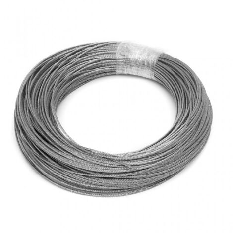 Câble métallique inox 4mm – Rupture de charge 1000 kg – Pour pompes immergées – Résistant aux conditions exigeantes – LBP