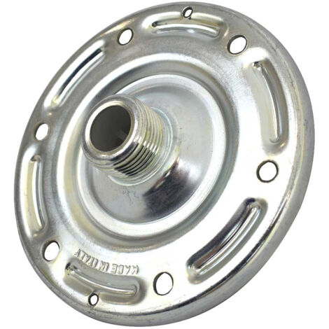 Aquasystem – Contre bride acier galvanisé pour réservoir à vessie 24-150L – Diamètre 145mm – Raccord 1'' M – Fabrication italienne