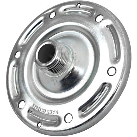 Aquasystem – Contre bride acier galvanisé 145mm – Raccord 3/4'' M pour réservoirs 24 à 150L – Fixation robuste pour installations sous pression