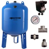 Réservoir à vessie vertical 300L – Pression 10 bars – Installation simplifiée – Manomètre intégré pour contrôle précis – LBP