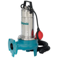 Calpeda – Pompe de relevage eaux chargées GQVM508 – Débit 24m3/h – Flotteur intégré – Aspiration jusqu'à 50mm – Monophasé 220V
