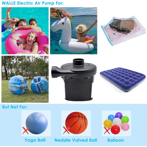 Gonfler pneu, ballon, matelas, piscine, jeux gonflables à l'air