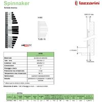 Lazzarini Termoarredo design Way Spinnaker cromato 185 watt 800 x 463