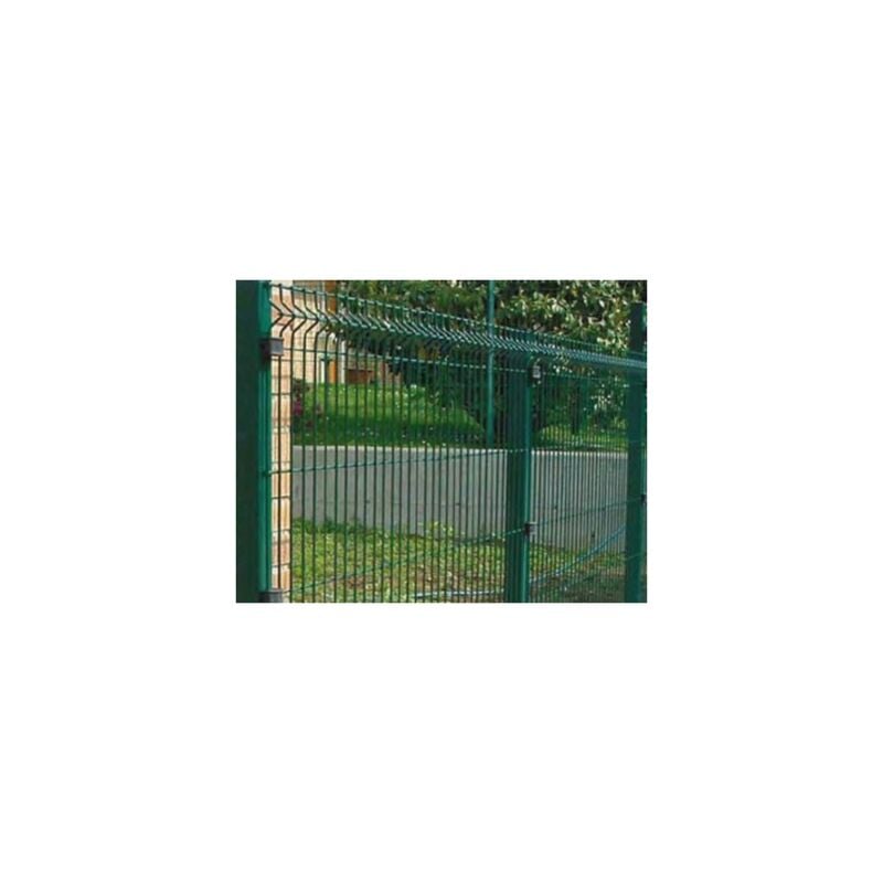 Palo Tubolare Quadro Antracite 50X50 mm - Altezza Palo 110 cm - Completo di  3 Piastrine per Fissaggio