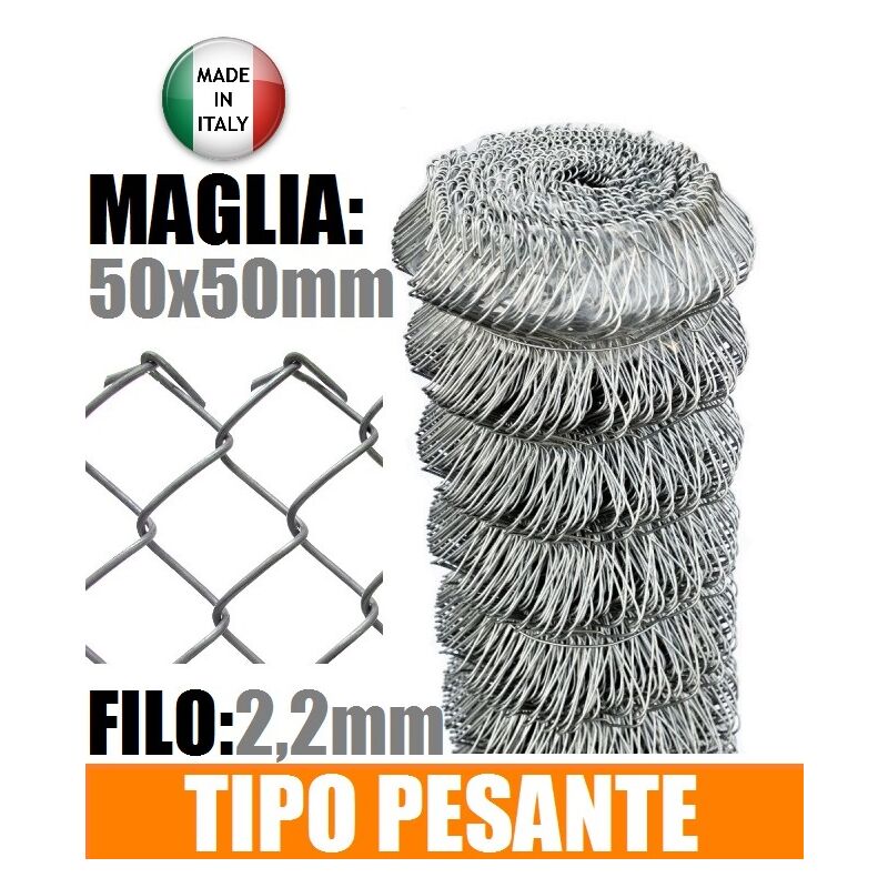 25 MT RETE Metallica Plastificata Per Recinzione Maglia Sciolta 50X50  Rotolo 2.5 EUR 88,99 - PicClick IT